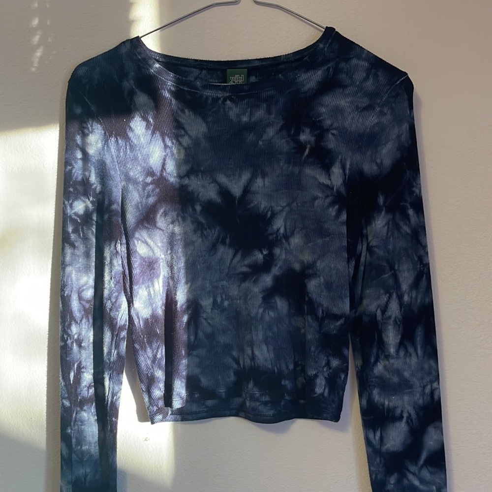 Fitted Tie Dye Long Sleeve